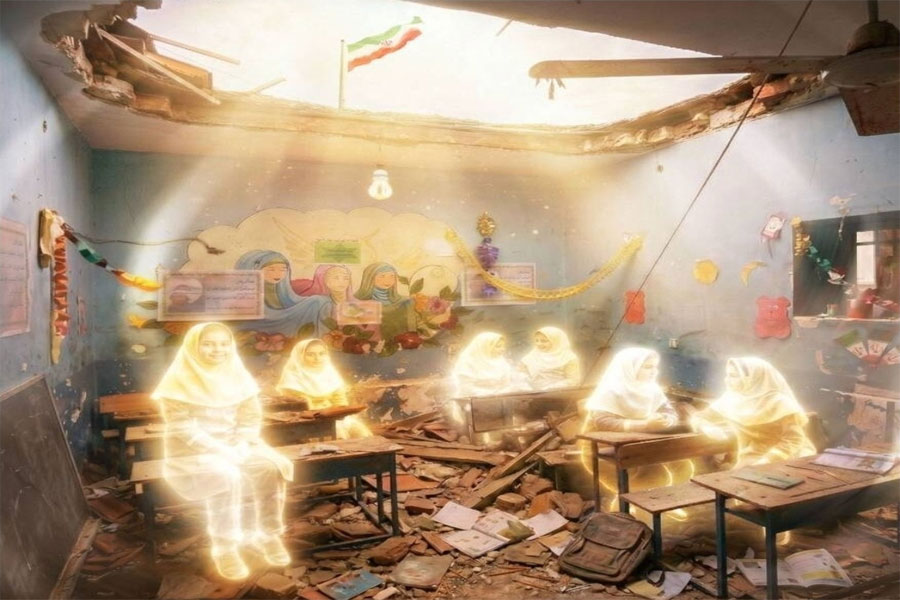 Minab School in Iran. Inbound Persia Travel Agency.